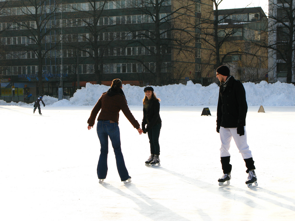 Skating in Helsinki