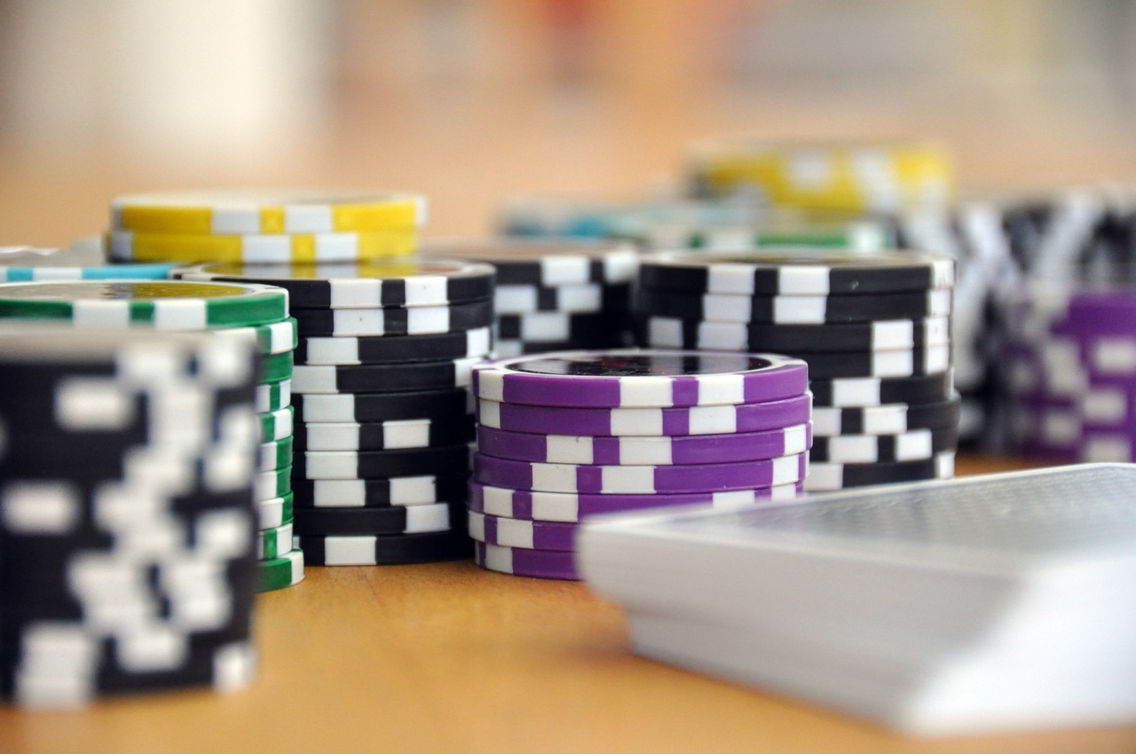 gambling chips cards