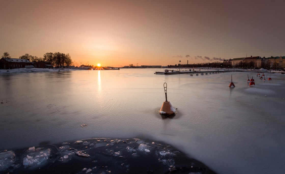 Sunsent Beach Helsinki