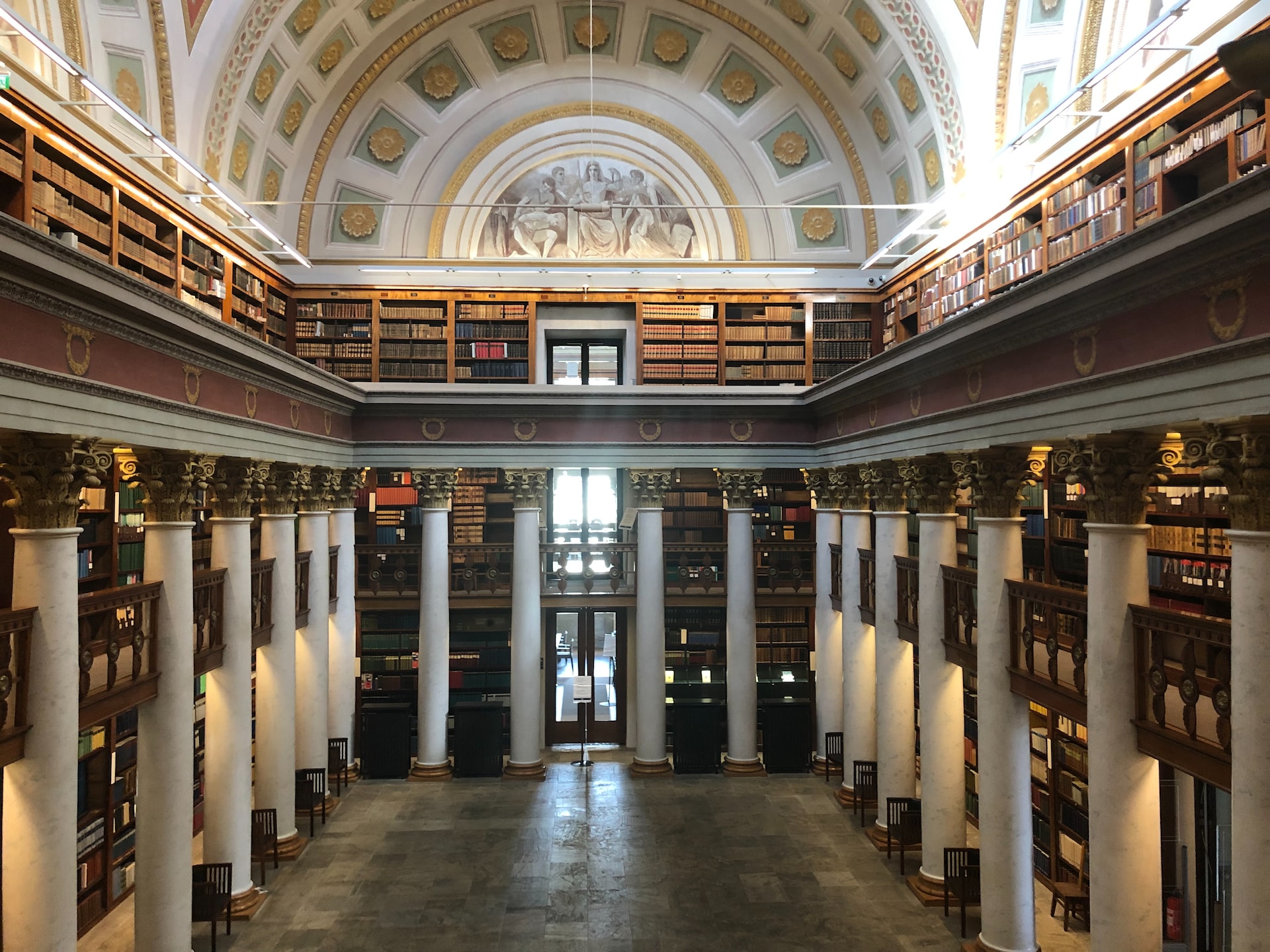 Main room of the National Library of Finland