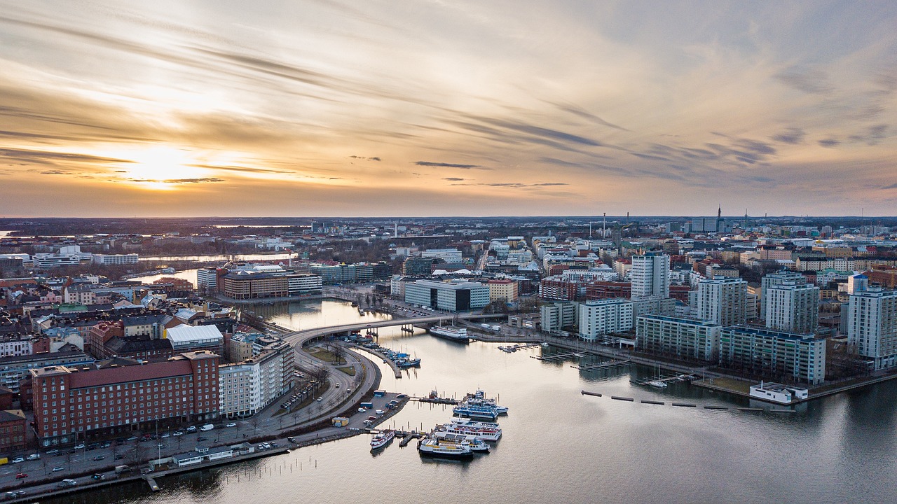 Helsinki city view