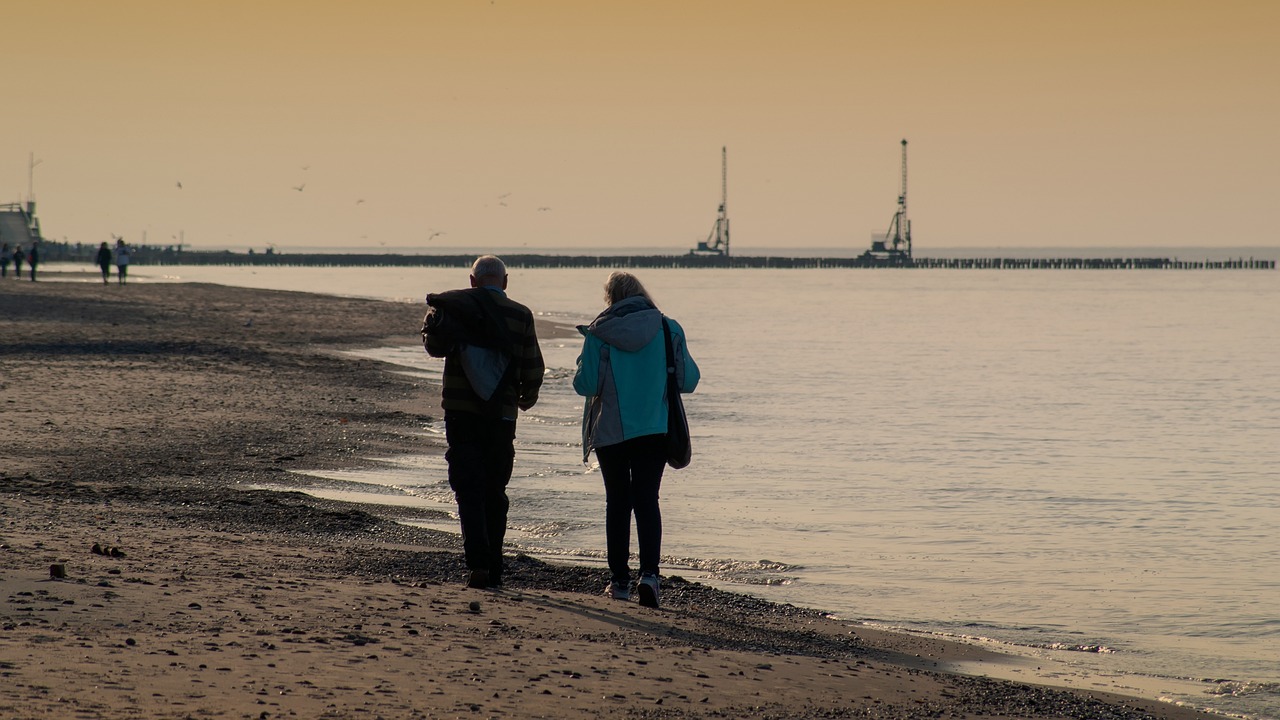 couple on a beach