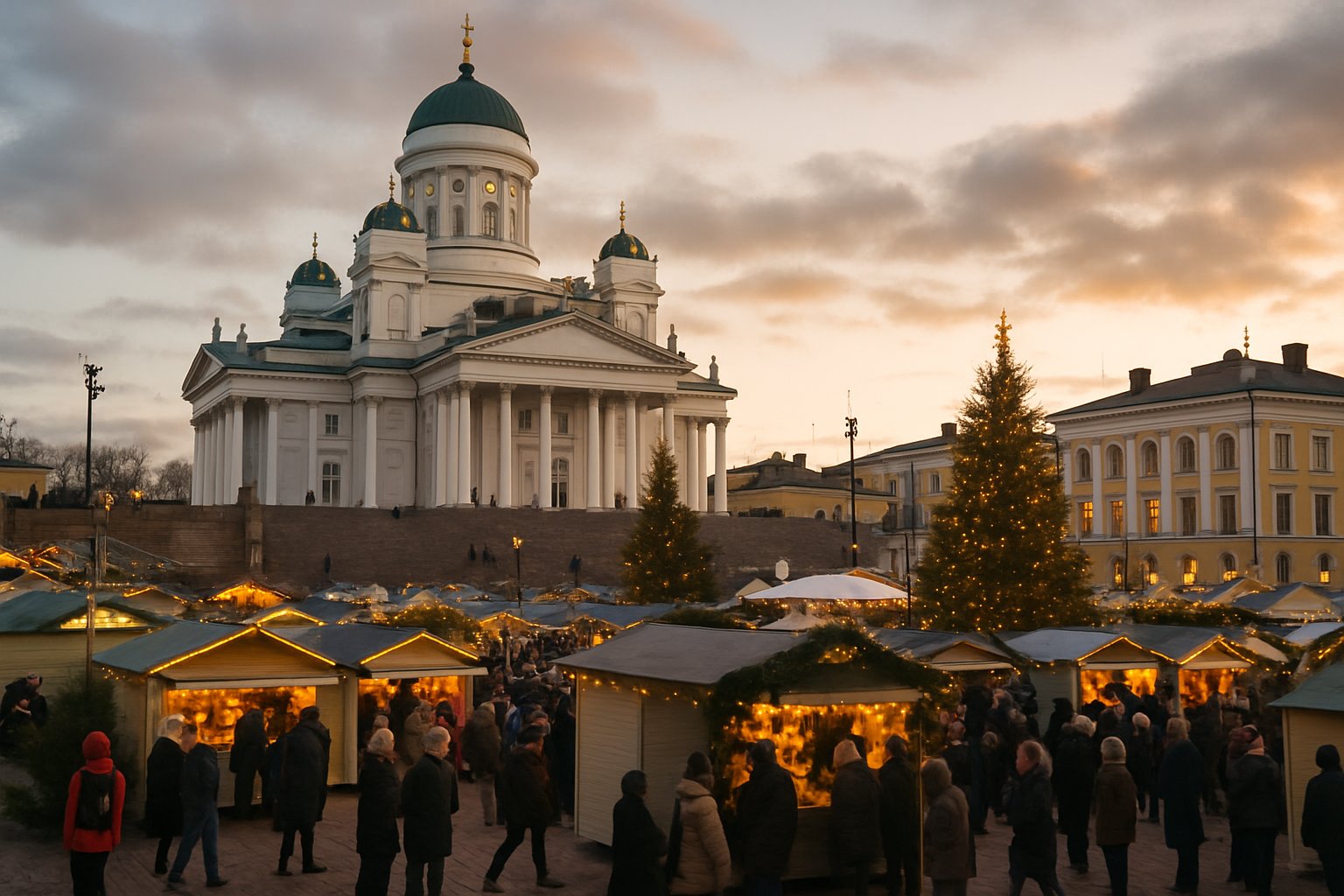 Helsinki Senate Square Christmas market
